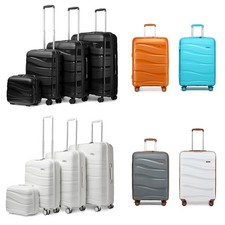 14/20/24/28" Hard Shell Polypropyle Luggage Suitcase Trolley Travel Case & TSA