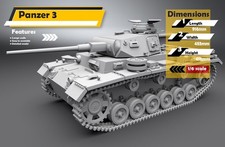 1/6 scale German WWII Panzer 3