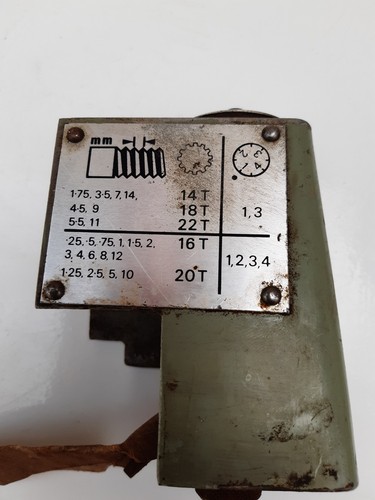 Colchester student thread dial - colchester,