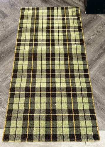 Tartan carpet runner anti slip - tartan,