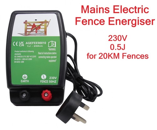 Mains electric fence energiser - electric,