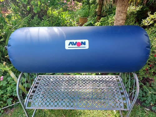 Two large dark blue - , avon