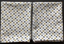 USED 2 Pillowcases Made W/ Orla Kiely Tiny 4 Petal Flower Spot Rockpool Fabric