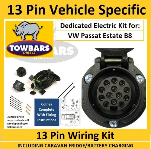 Pin towbar wiring kit - 13, for