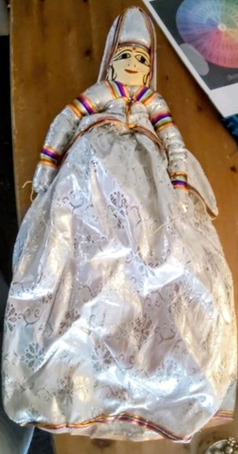 Wooden puppet with strings - puppet,