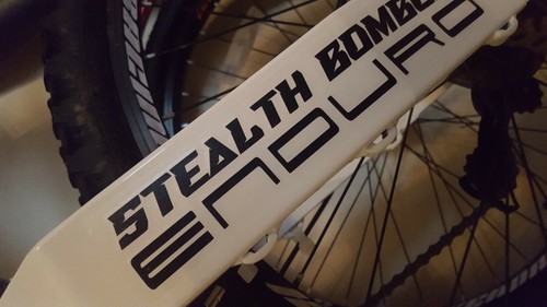 Stealth bomber enduro stickers - stealth,