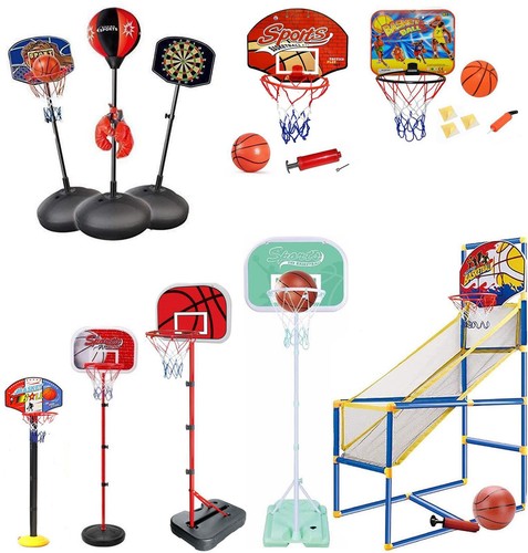 Kids basketball hoop and - kids,