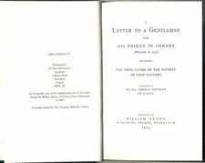 A LETTER FROM ORKNEY (written