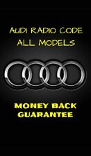 ✅ AUDI UNLOCK RADIO CODE ✅ ALL MODELS ✅ 100% QUARANTEE ✅ FAST SERVICE 15 MIN ✅