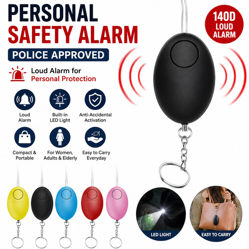 Police approved loud alarm - police,