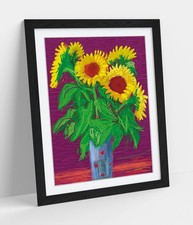 SUNFLOWERS, DAVID HOCKNEY -