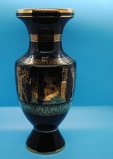 Vintage Greek Mythology 24k Handmade In Greece Vase Urn Marked ST