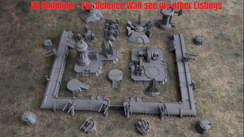 Grimdark tau buildings - grimdark,
