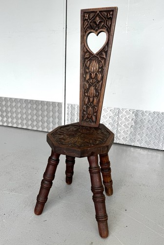 Antique spinning chair welsh - antique,