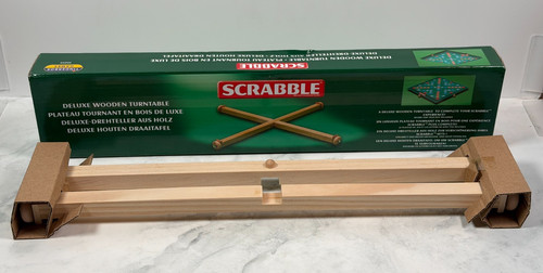 Scrabble deluxe wooden - scrabble,