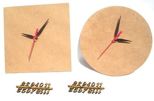 Mdf clock face make - mdf, your