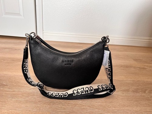 Guess black crossbody bag with - guess,