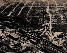 J R Eyerman, Smelter Aerial View Tacoma, Washington JUMBO Postcard 9 x 7 "