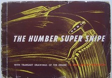 Humber Super Snipe with Transart Engine Drawings Pub.by Shell issued  1950s