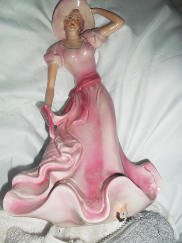 Art deco 1930s handpainted - art,