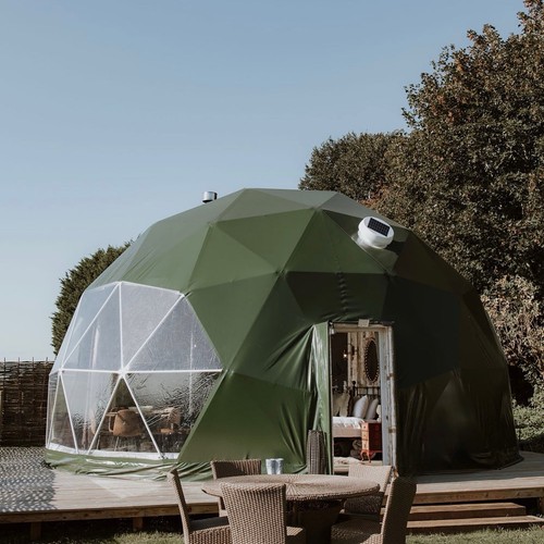Geodesic domes green - geodesic,