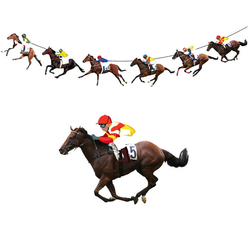 Horse racing bunting - racing, birthday