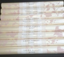 Laura Ashley Oriental Garden pearlescent Chalk Pink Wallpaper 10 rolls avail PR
