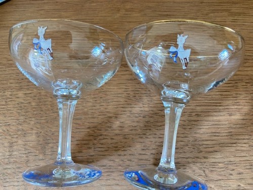 Two vintage 1950s babycham - 1950s,
