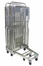 Heavy Duty 4 sided Roll Cage Warehouse Trolley Cage with Door “ Large Stock “