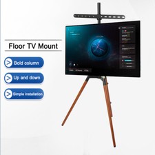 TV Stand Storage Height Adjustable TV Tripod Easel Tripod Stand 32"-65"