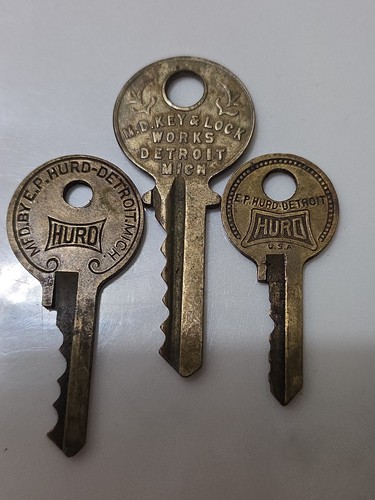 Vintage detroit key lot hurd - vintage,