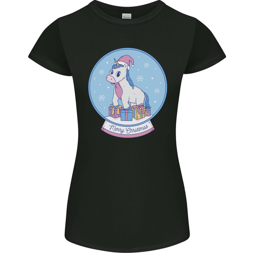 Christmas unicorn snow globe - christmas,