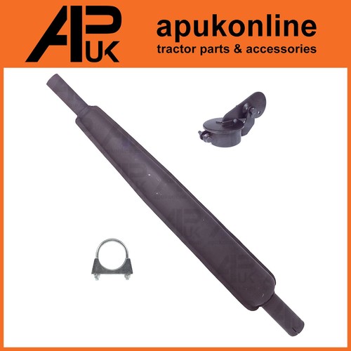 Exhaust silencer with clamp - exhaust,
