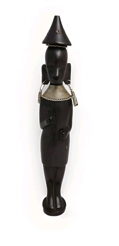 African masai figurine carved - masai,