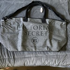 Victoria’s Secret Ltd Edition 2015 Sparkly Silver Glitter Tote Bag BNWT RRP $99