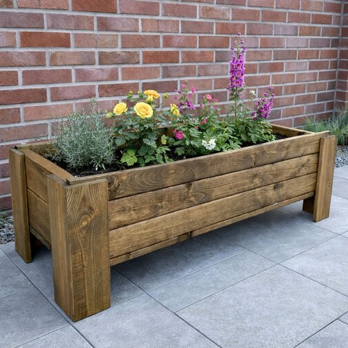 Wooden raised planter for - raised,