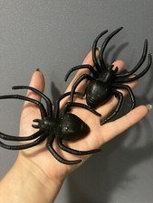 2x Fake Black Widow Spider