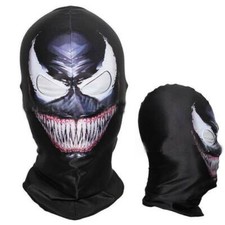 Venom Balaclava Hood Full Face Masks Super-Man Cosplay Costume Props Adult 2025