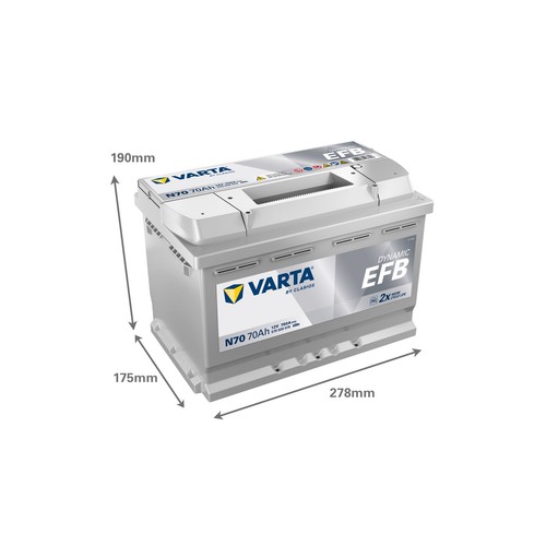 Car battery 570500076 varta - car,