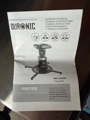 Duronic pb01xb projector - pb01xb, mount