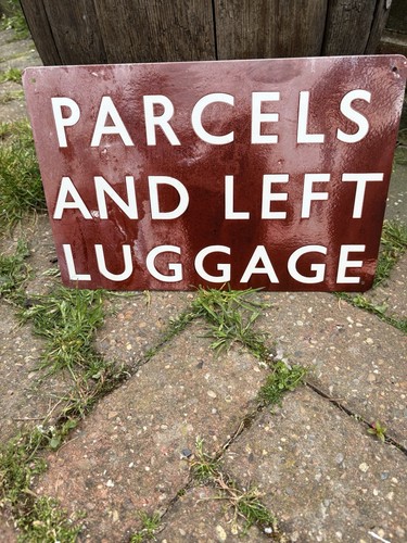 Railways steel sign 8 - 12, x