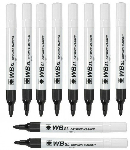 Black quality whiteboard - 10,