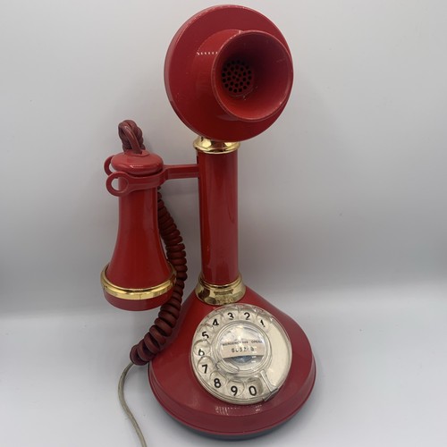 Vintage candlestick telephone - vintage,