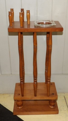 Wooden mission style smoker - mission, smoker's