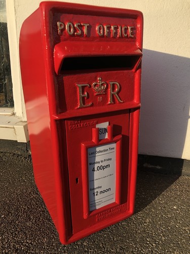 Post box cast iron - box,