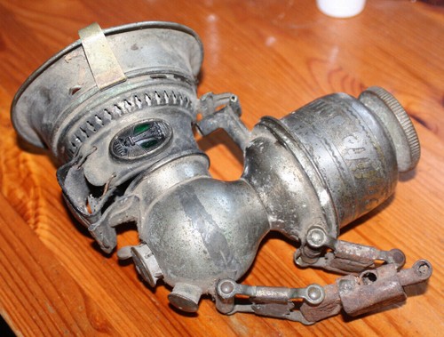 Antique bicycle carbide - bicycle, lamp