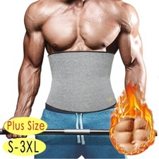 Men Sport Sweat Band Belt Body Shaper Slimming Waist Trainer Cincher Weight Loss