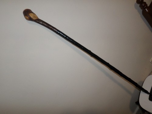 Blackthorn knob walking stick - blackthorn,