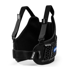 Sparco Pro Shell Kart Rib Protector - Adjustable Harness Straps, Lightweight