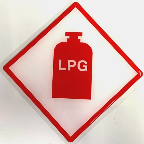 Lpg resin badge for - gas, locker